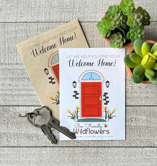Welcome Home Real Estate Seed Favor