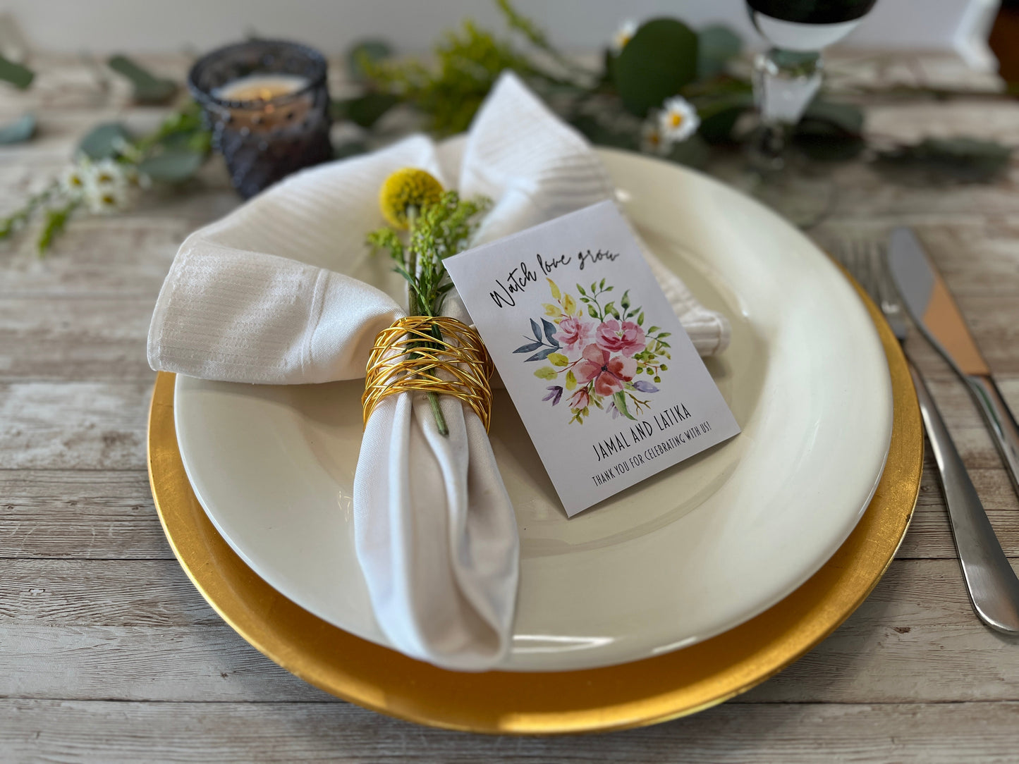 Dreamy Watercolor Watch Love Grow