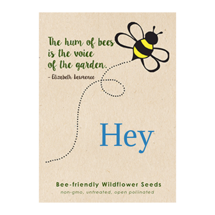 Buzzing Bee Wildflower Seed Favor