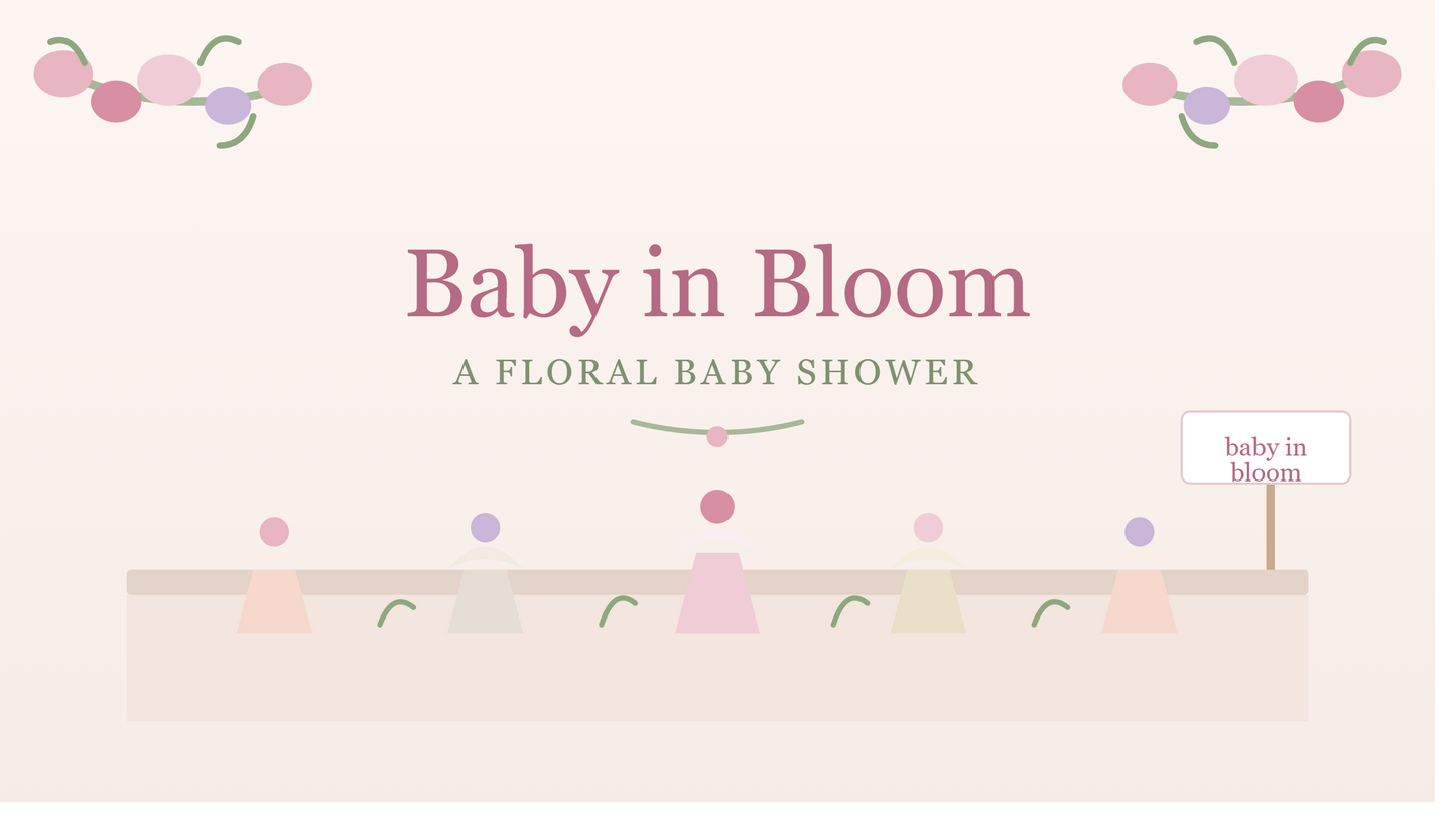 Baby in Bloom Theme Ideas for the Perfect Floral Baby Shower