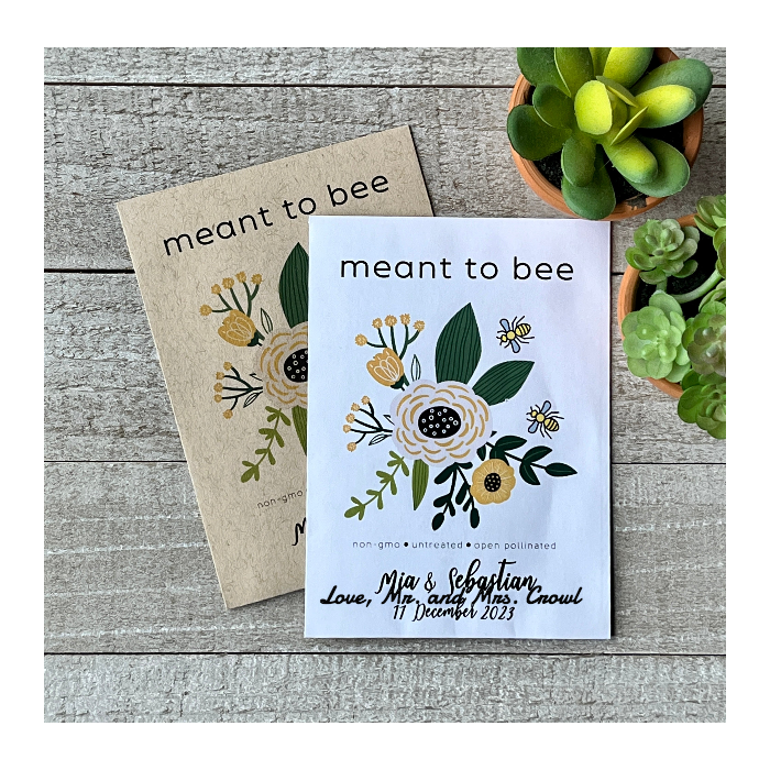 Meant To Bee Wildflower Seed Packet