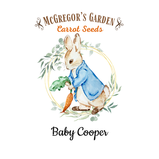 Peter Rabbit Baby Shower or Birth Announcement