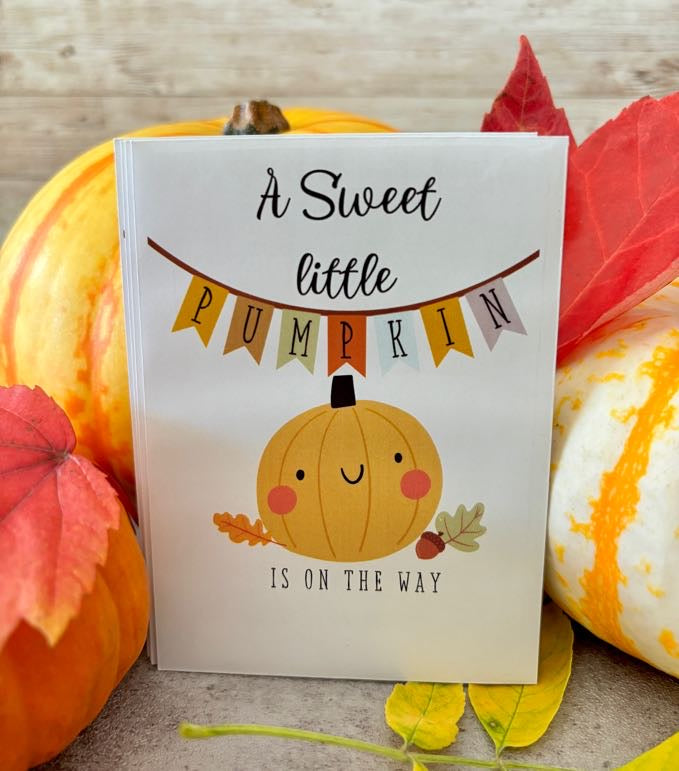 Sweet Little Pumpkin Cute Baby Shower Favor