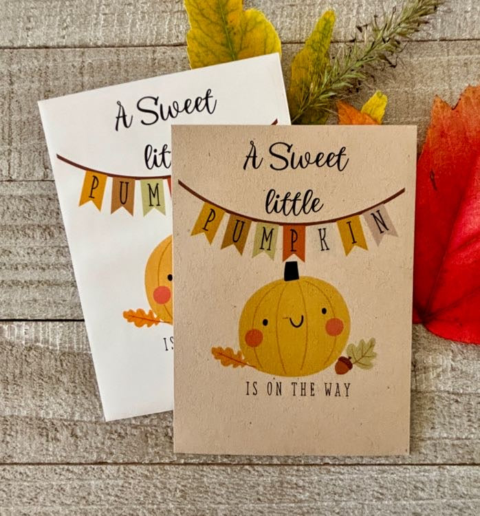 Sweet Little Pumpkin Cute Baby Shower Favor