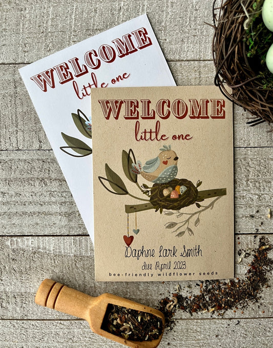 Welcome Little One Baby Seed Favor