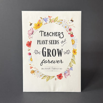 Teacher Appreciation Wildflower Seed Packets