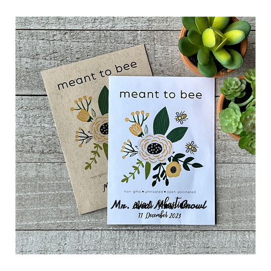 Meant To Bee Wildflower Seed Packet