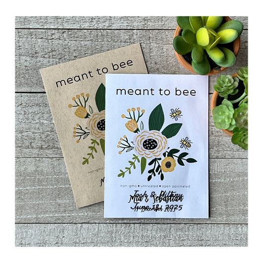 Meant To Bee Wildflower Seed Packet